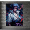 Sasuke Uchiha Fury Metal Poster