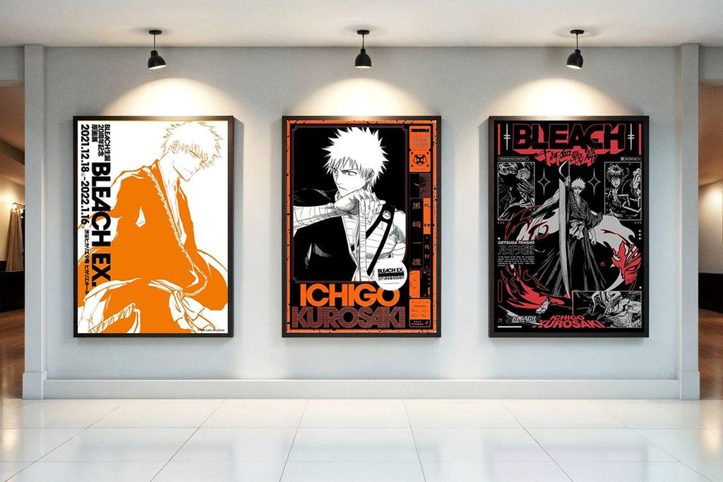 Anime Ichigo Kurosaki , Bleach Manga Wall Art