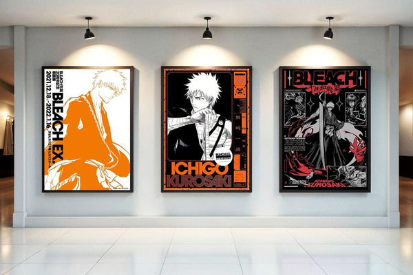 Anime Ichigo Kurosaki , Bleach Manga Wall Art
