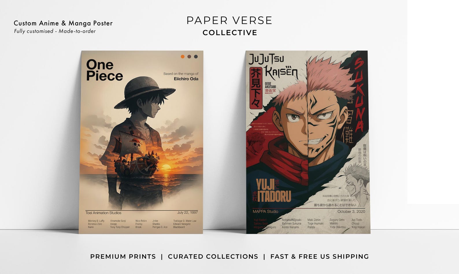 Berserk Manga Poster, Guts and Griffith Anime Wall Art